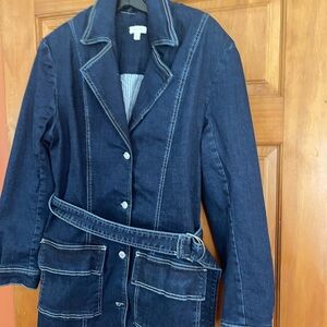 Anthropologie Indigo Denim Jacket